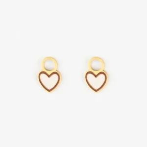 Charms duo Coeur (lot de 2)