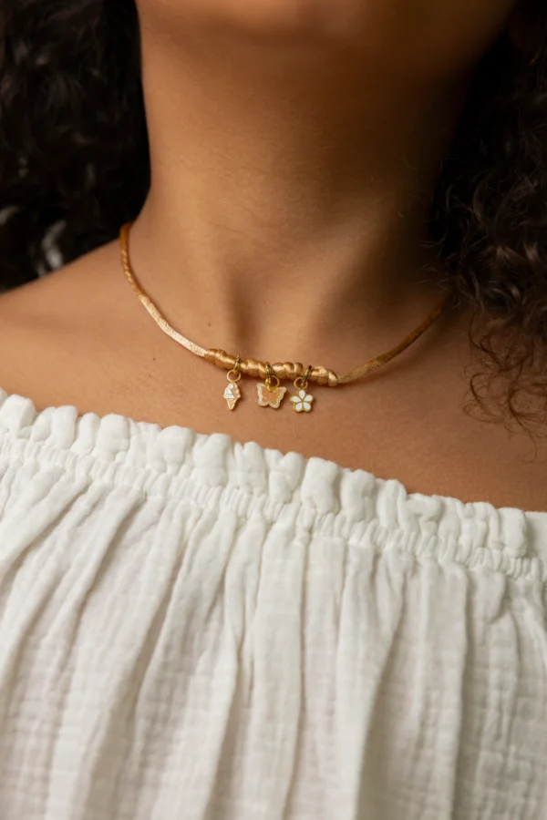 Créez votre collier 3 charms pêche douce – Image 3