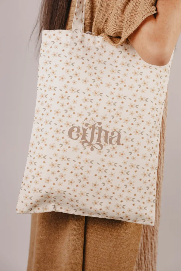 Sac tote bag fleurs Mrs Ertha