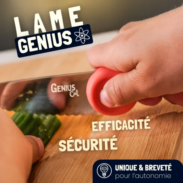 Le couteau éducatif Genius dès 3 ans - Sorbet Pastèque – Image 2