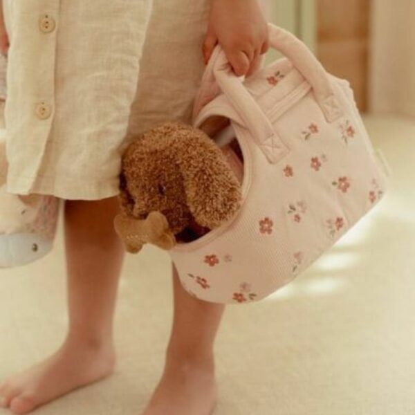 Peluche chien avec sac de transport – Image 2