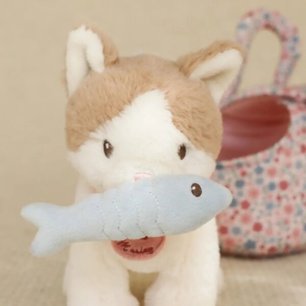 Peluche chat avec sac de transport – Image 3