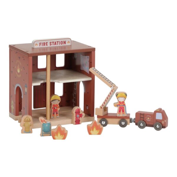 Caserne de pompier en bois FSC Little Dutch – Image 2