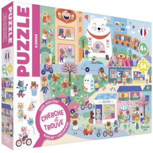 Puzzle cherche et trouve - Kawaii