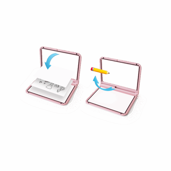 Tablette à dessin lumineuse Kidydraw Pro "Dessinons la mode" – Image 16