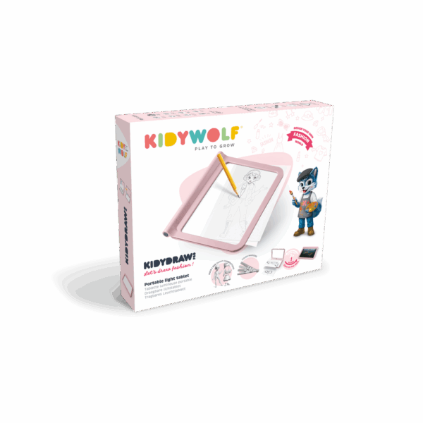 Tablette à dessin lumineuse Kidydraw Pro "Dessinons la mode" – Image 14