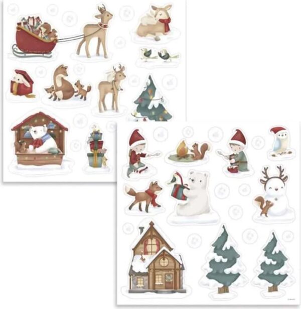 Autocollants de fenêtre Noël – Image 3