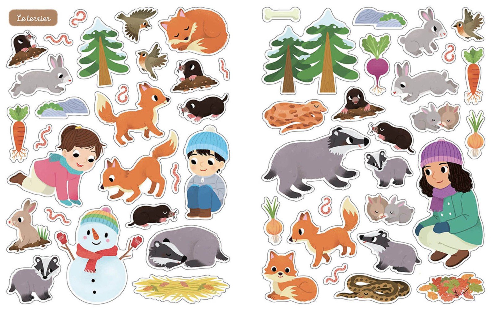 Mes tout premiers autocollants - Mes 500 autocollants EN HIVER – Image 3
