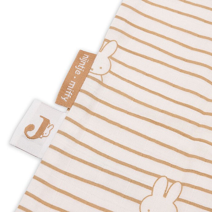 Gigoteuse légère en 
gaze de coton Miffy Stripe Biscuit 110cm – Image 4
