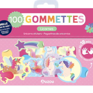 Ma pochette de 100 gommettes - Licornes