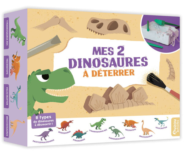 Mes deux dinosaures à déterrer