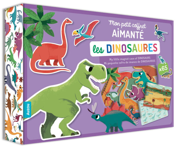 Mon petit coffret aimanté les dinosaures