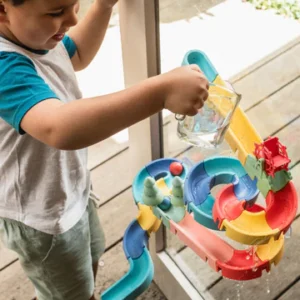 Toboggan aquatique à billes pour le bain