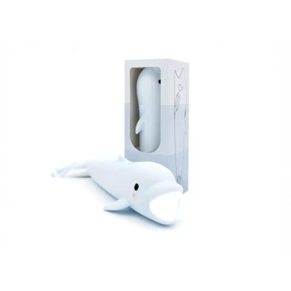 Lampe torche en silicone pour enfants - Dauphin