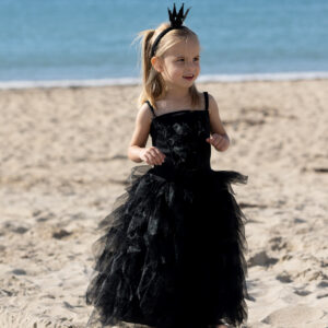 Déguisement Robe cygne noir 5/7 ans