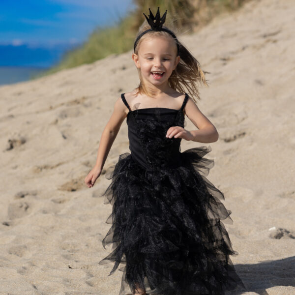 Déguisement Robe cygne noir 5/7 ans – Image 3