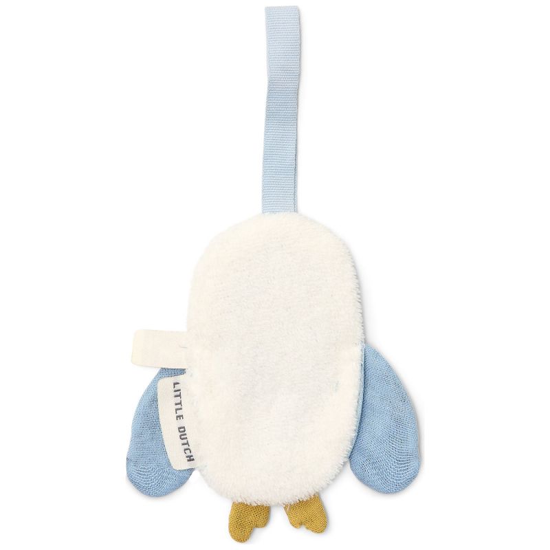 Doudou Attache Tétine en gaze de coton Chouette Forest Friends – Image 2