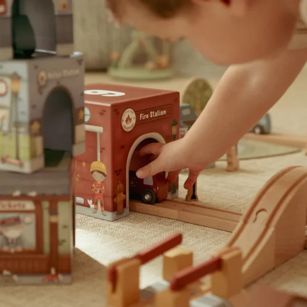 Blocs à empiler avec voitures en bois – Image 5