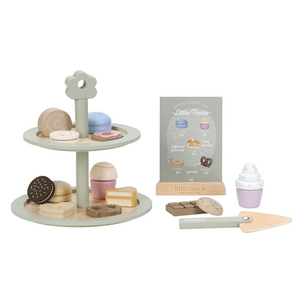Présentoir à pâtisserie en bois – Image 3
