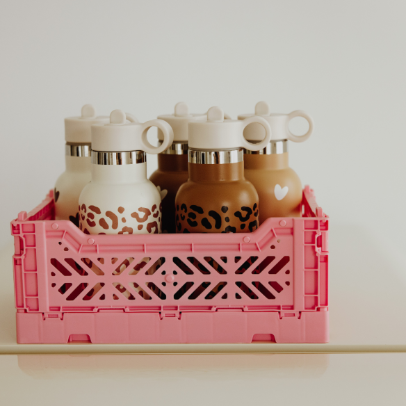 Gourde acier inox crème léopard – Image 5