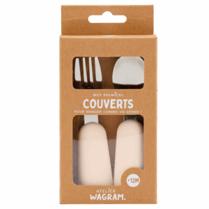 Couverts en silicone Crème