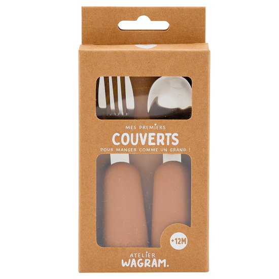 Couverts en silicone Caramel