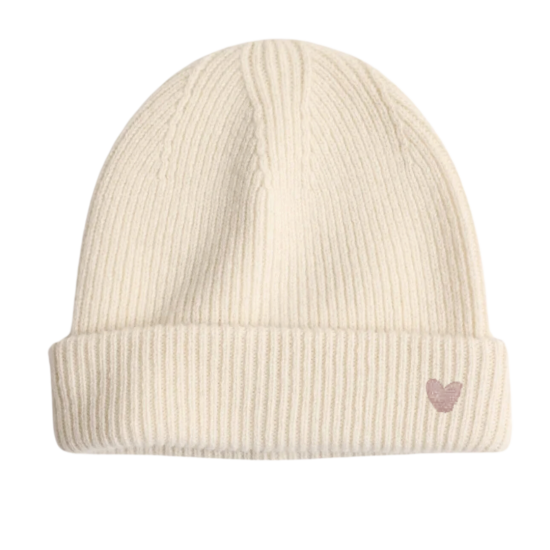 Bonnet en laine enfant écru