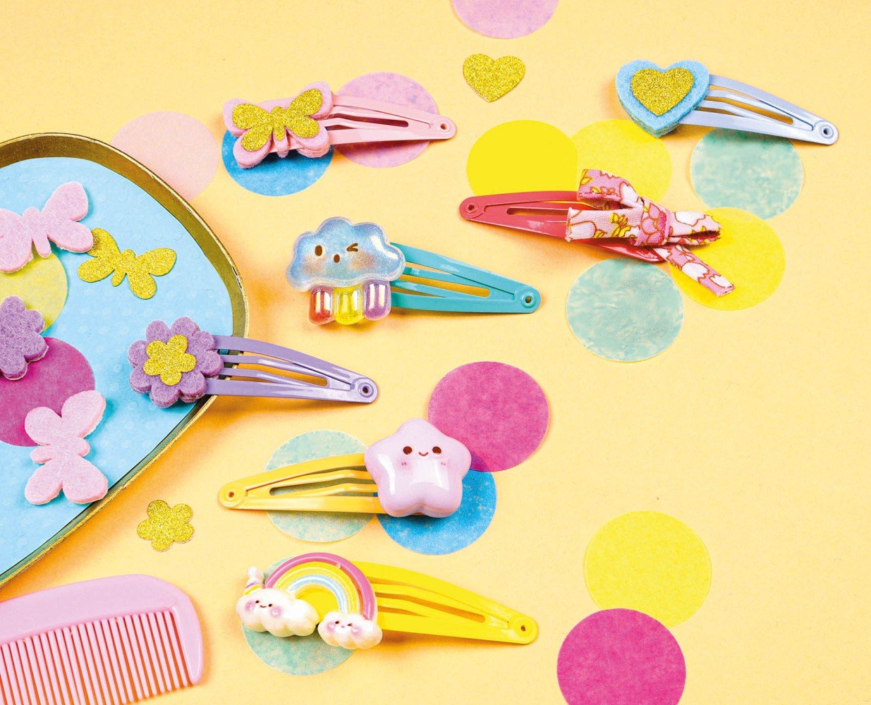 Mon coffret d'artiste - Mon semainier de barrettes Arc-en-Ciel – Image 4