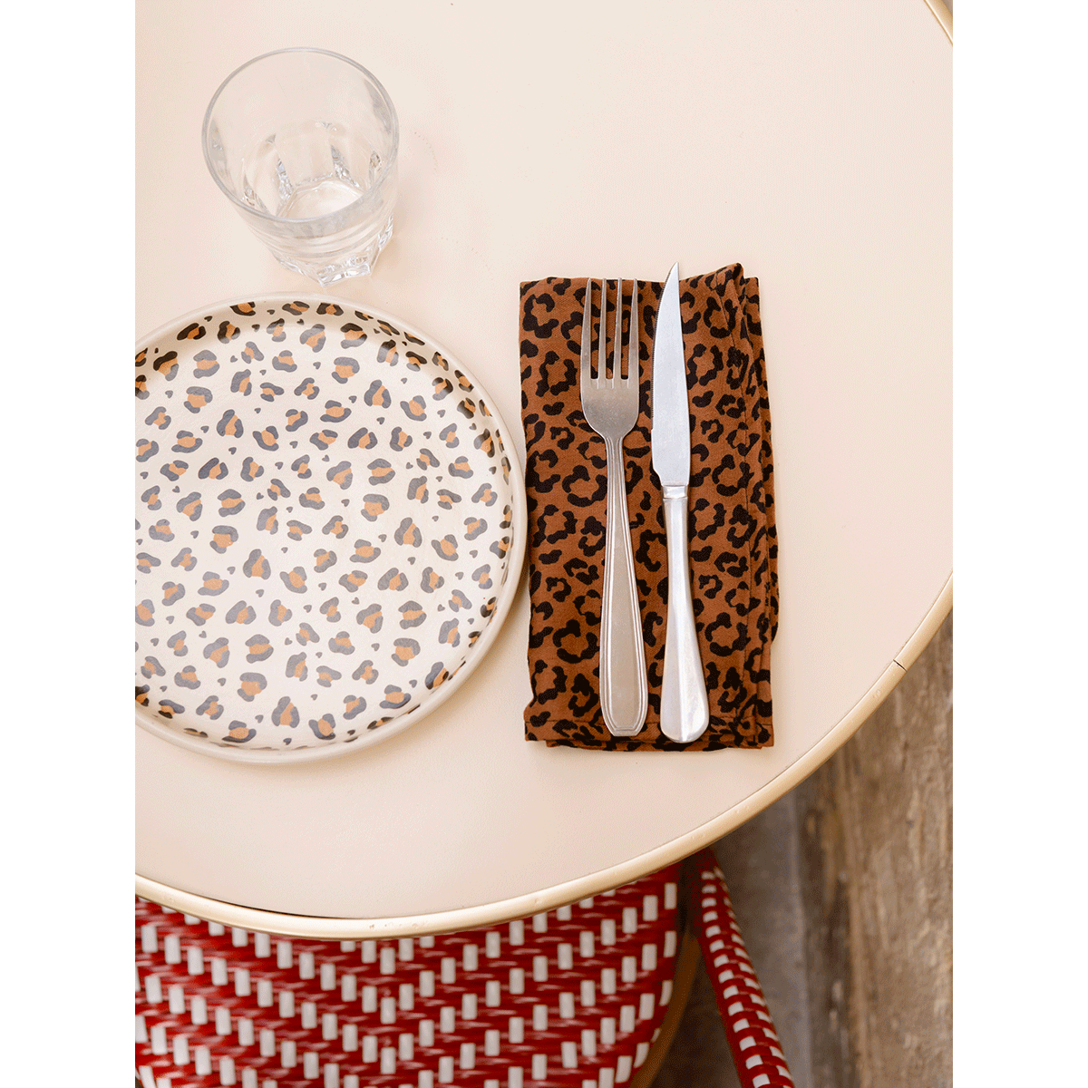 Serviette de table léopard – Image 3