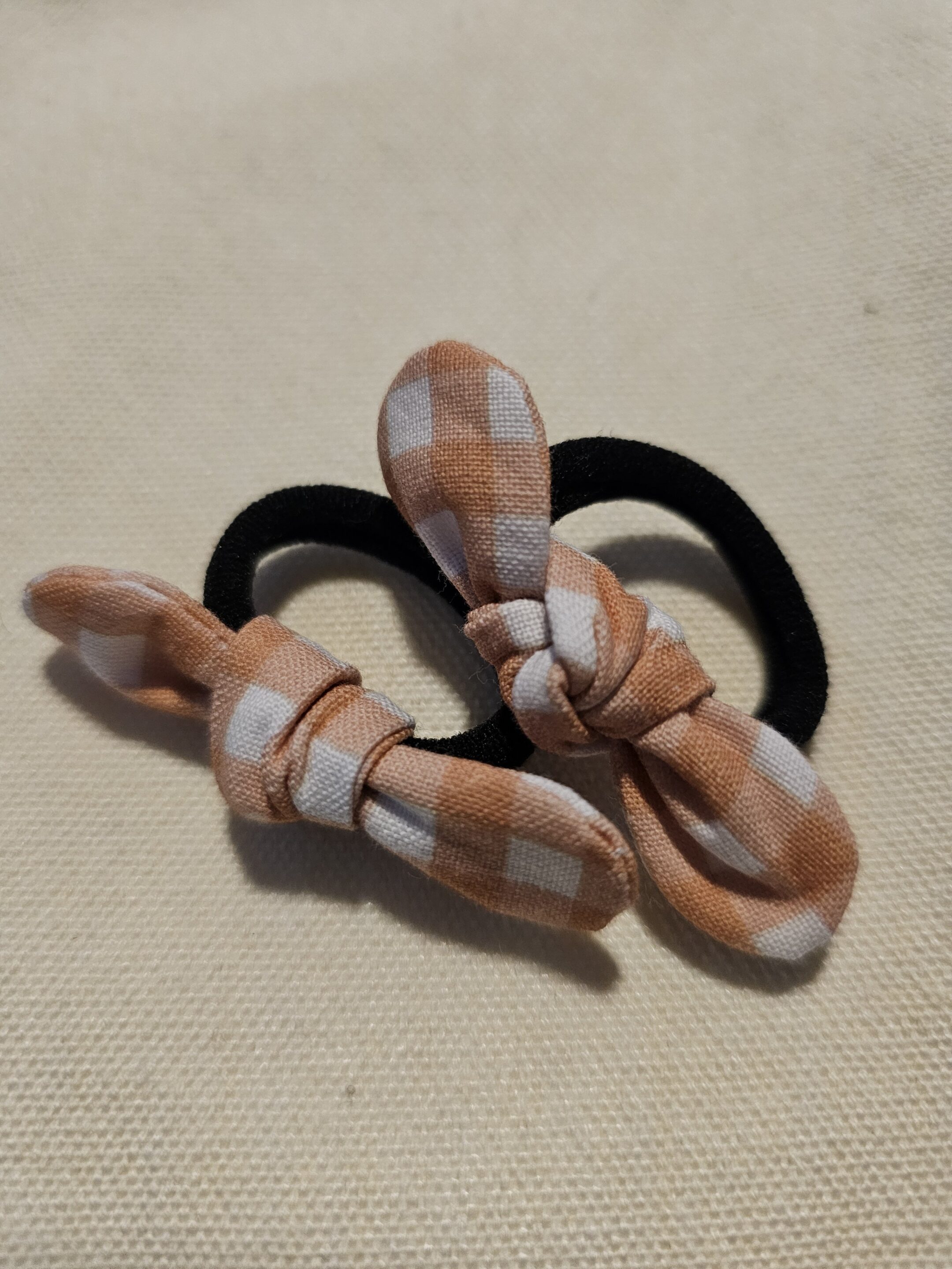 Elastiques nœud pour enfant Vichy E (lot de 2) – Image 3