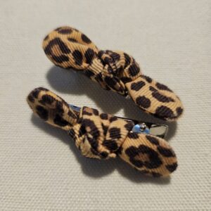 Barrettes léopard (lot de 2)