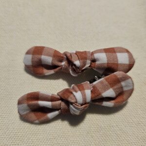 Barrettes vichy C (lot de 2)