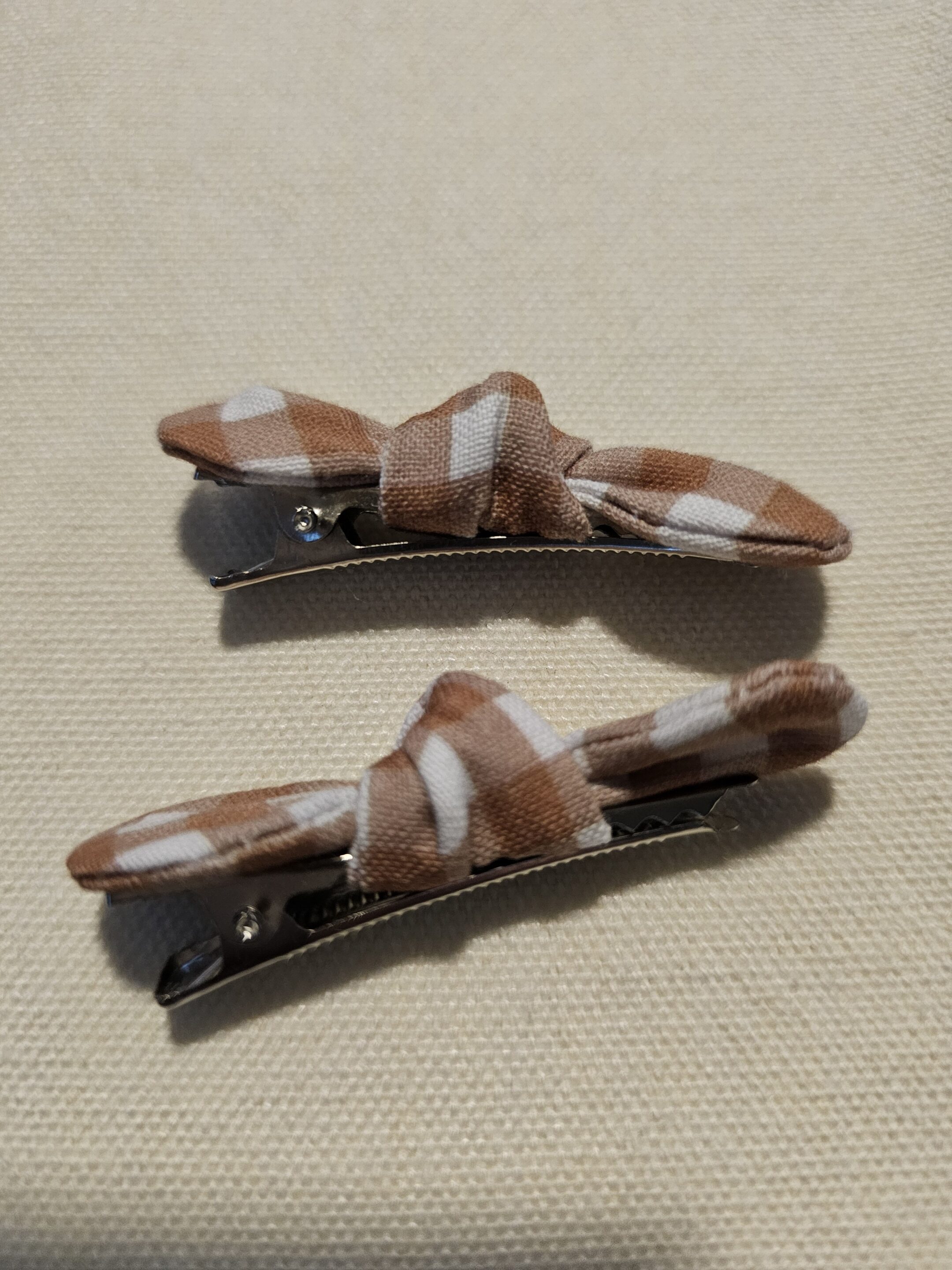 Barrettes vichy D (lot de 2) – Image 4