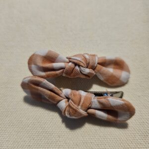 Barrettes vichy E (lot de 2)