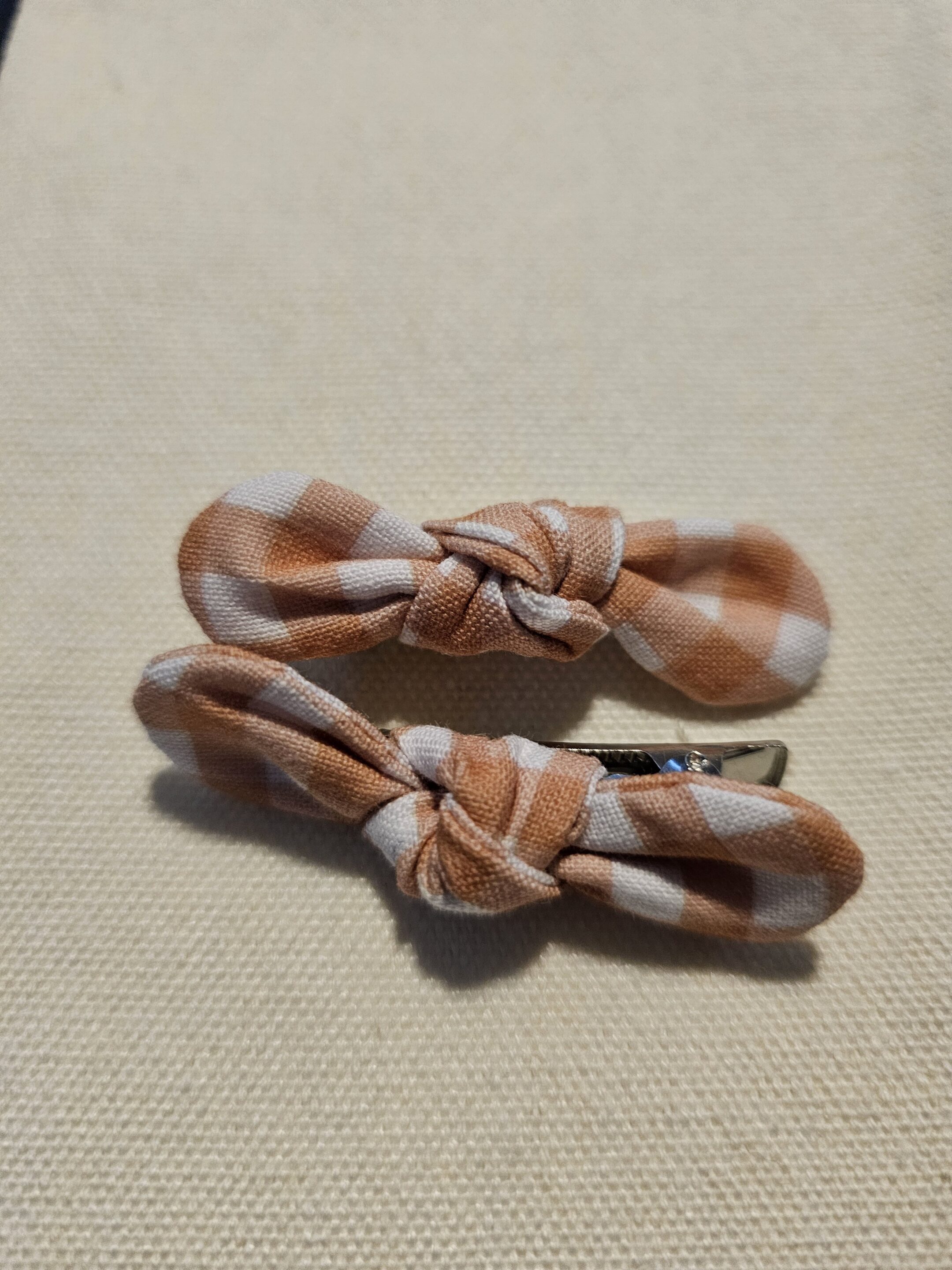 Barrettes vichy E (lot de 2)