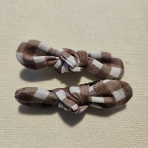 Barrettes vichy F (lot de 2)