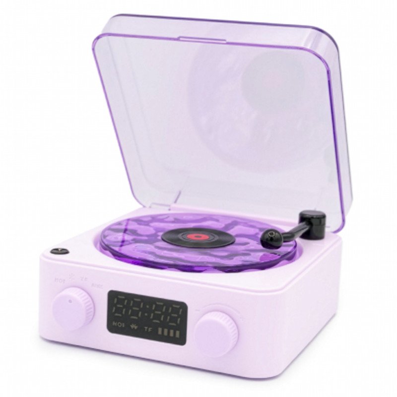 Veilleuse tourne-disque sensoriel magic wave Rose