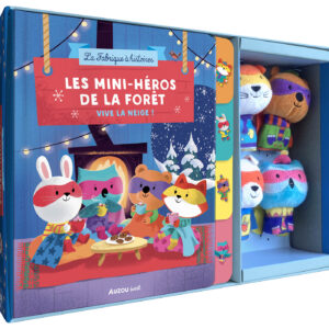Coffret marionnettes à doigts - Les mini-héros de la forêt - Vive la neige