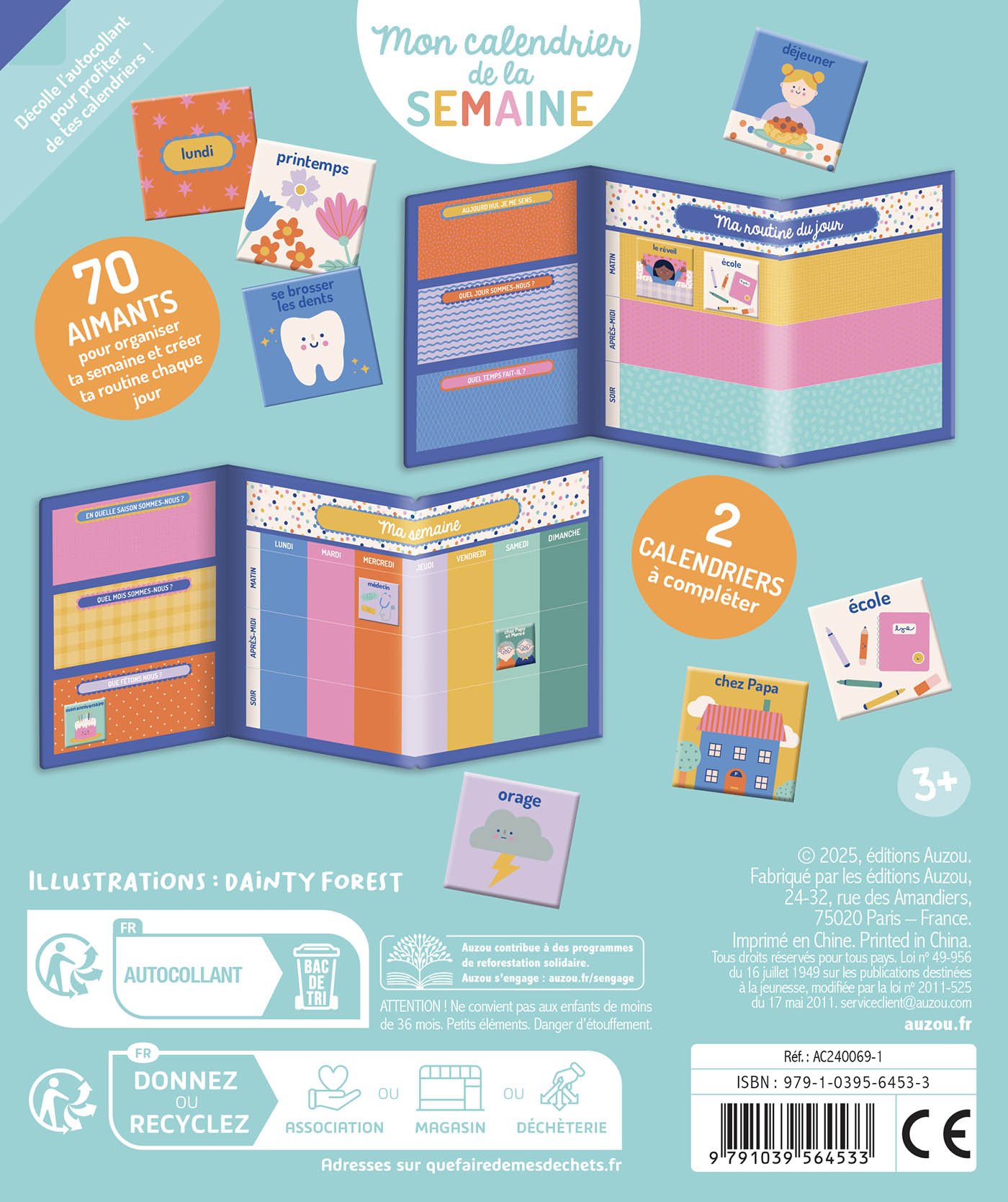 Mon aventure aimantée - Mon calendrier de la semaine – Image 5