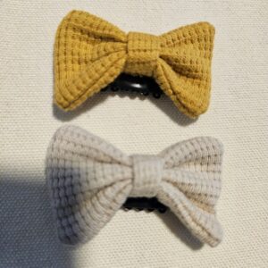 Lot de 2 mini barrettes antiglisse nid d'abeille