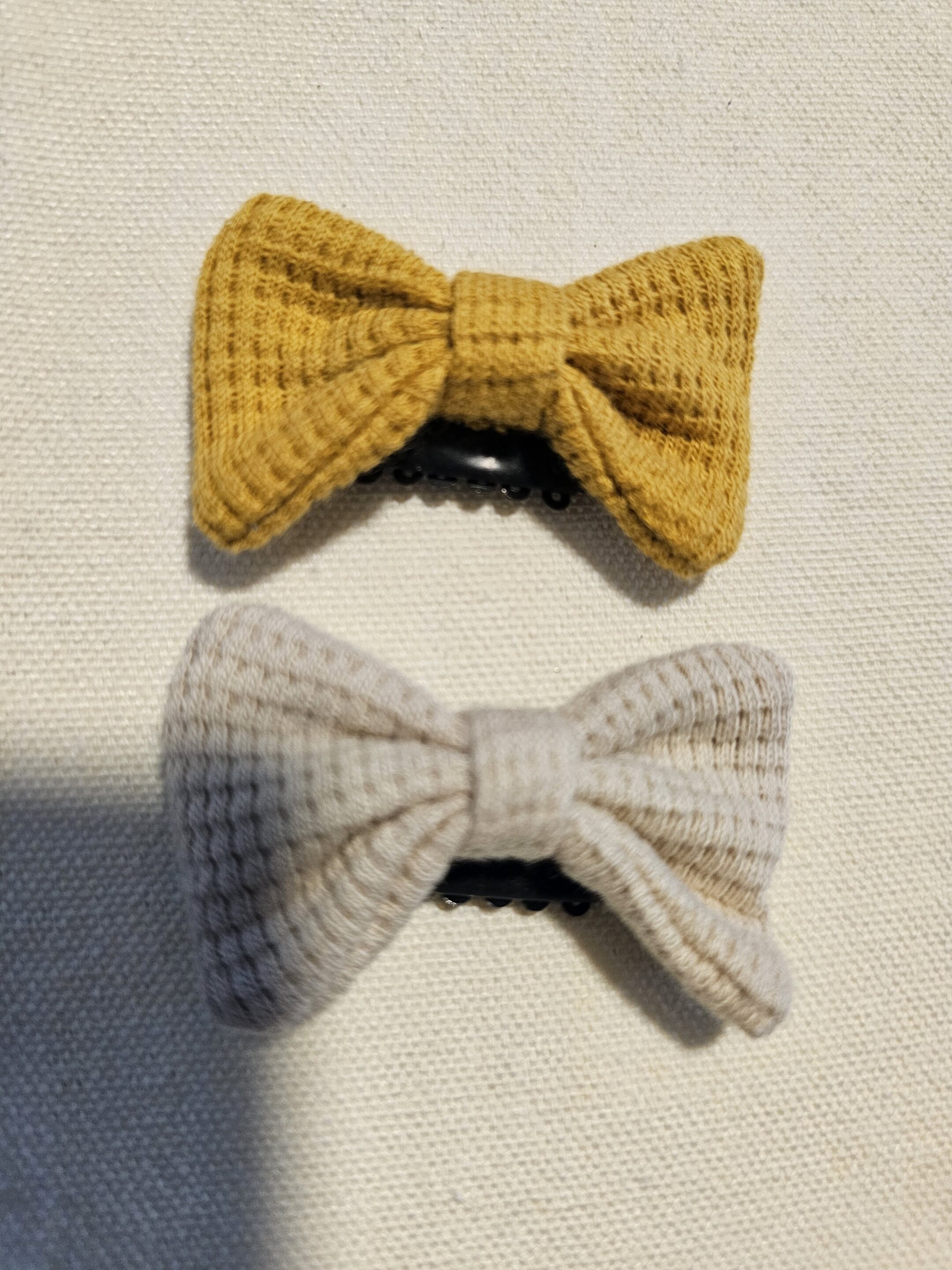 Lot de 2 mini barrettes antiglisse nid d'abeille