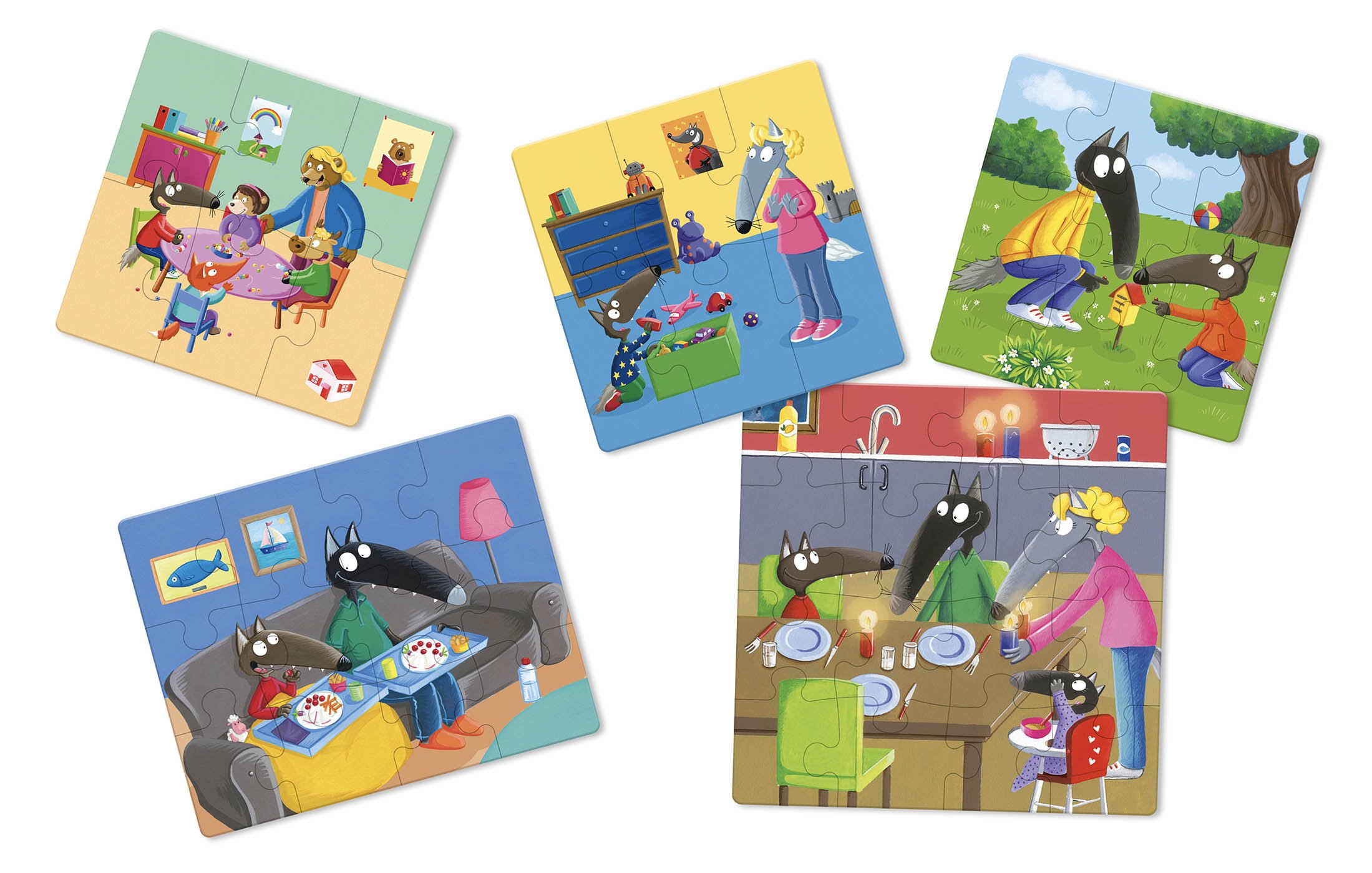 P’tit loup Mes 5 puzzles évolutifs – Image 2