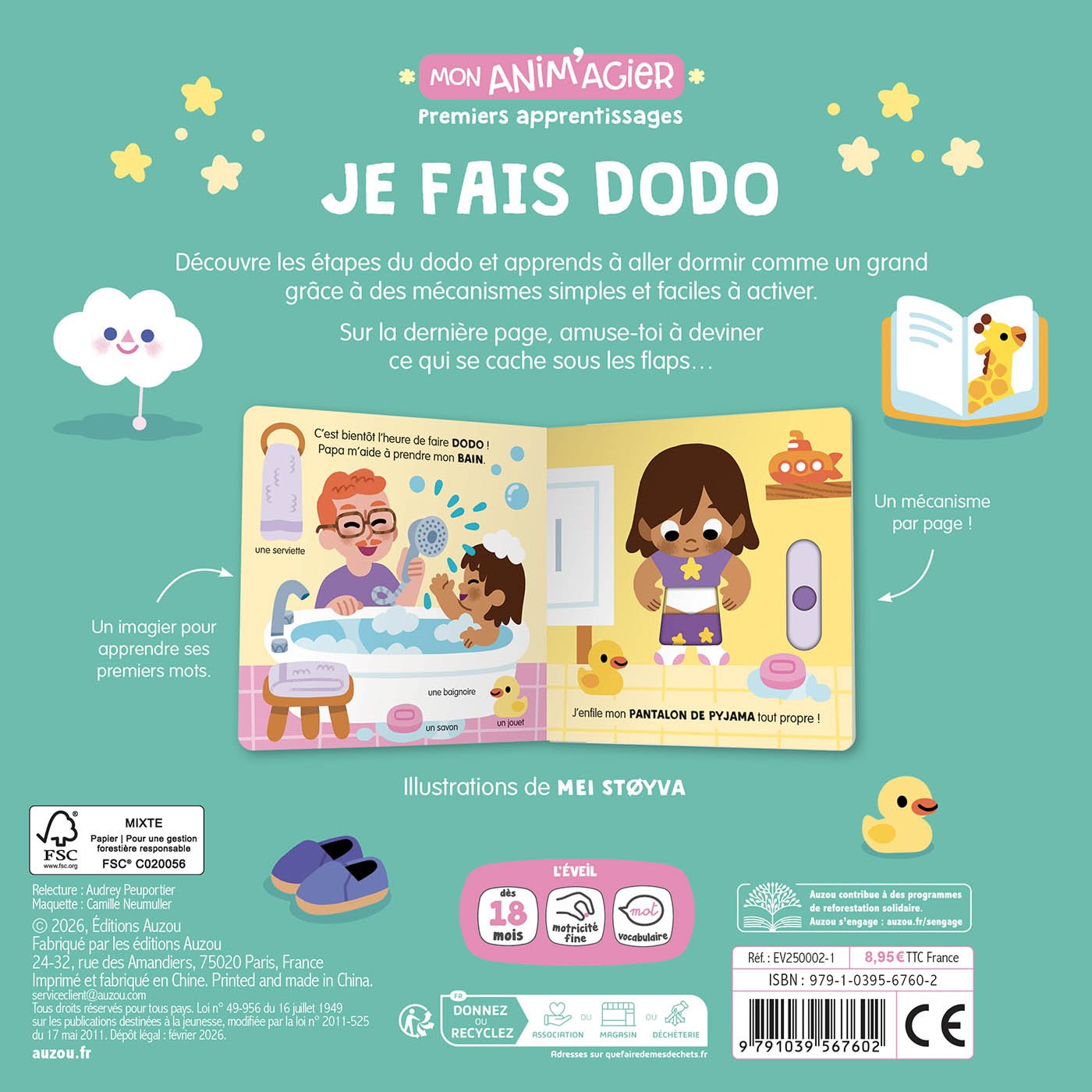 Mon anim'agier - Premiers apprentissages - Je fais dodo – Image 4