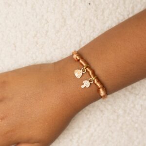 Créez votre bracelet 2 charms rusted