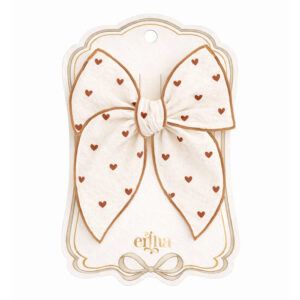 Pince à cheveux noeud Petits Cœurs Tiny Hearts