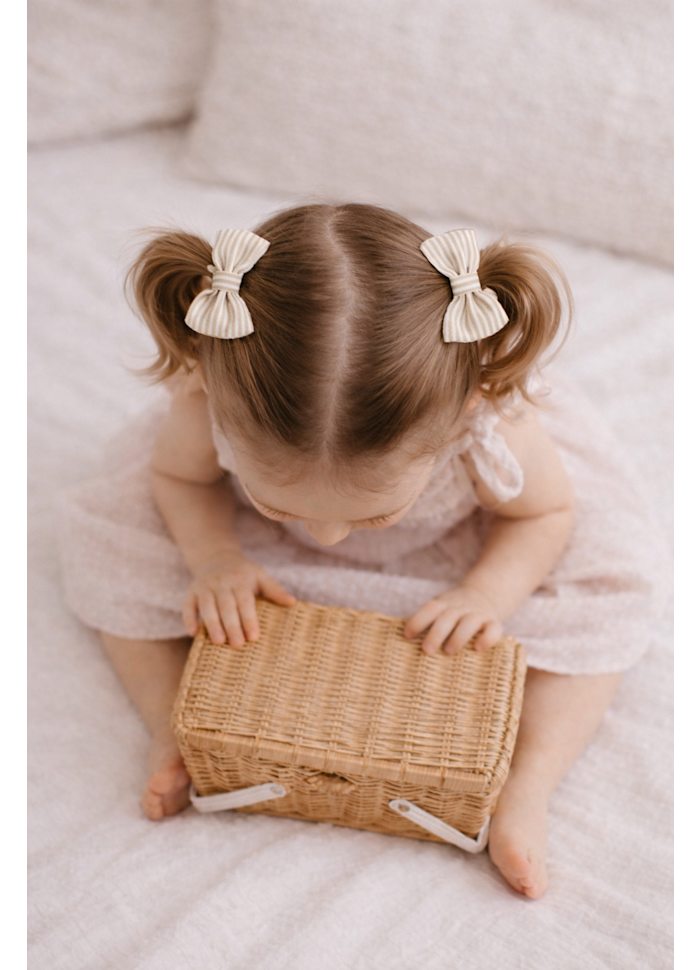 Headband Noeud Toffee Lines – Image 2