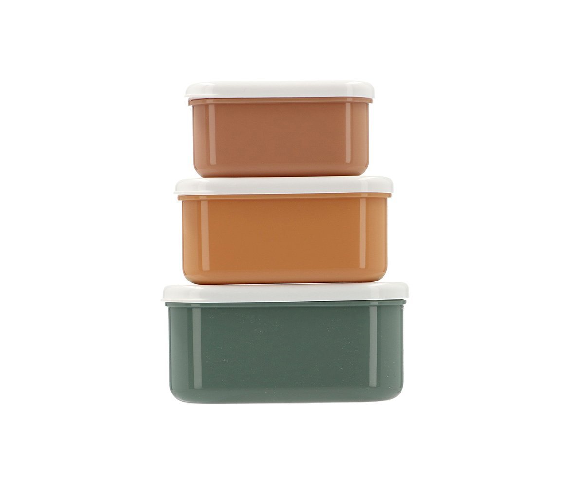 Lot de 3 boîtes à goûter ou pique nique Véhicules de chantier Trucks – Image 2