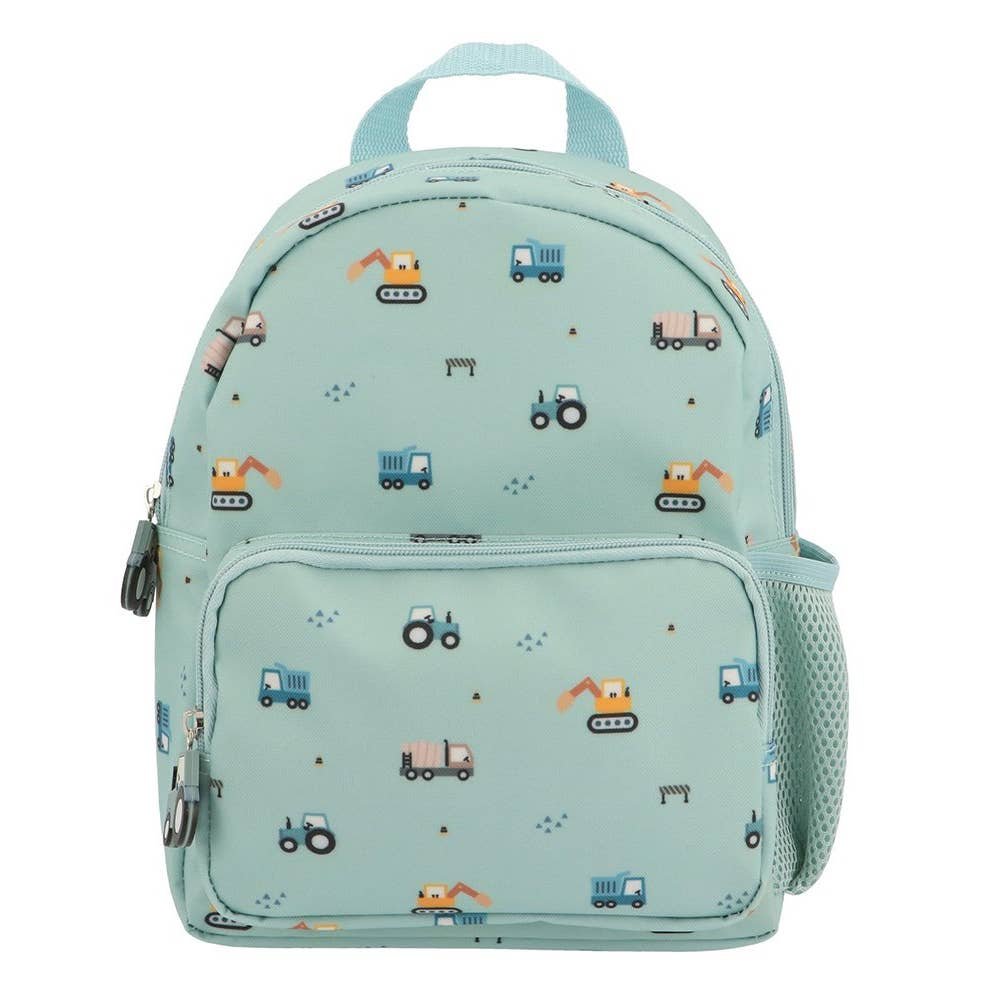 Sac à dos maternelle véhicules et camions de chantier