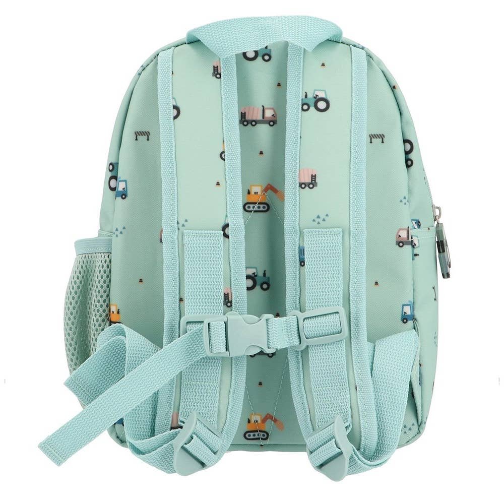 Sac à dos maternelle véhicules et camions de chantier – Image 2