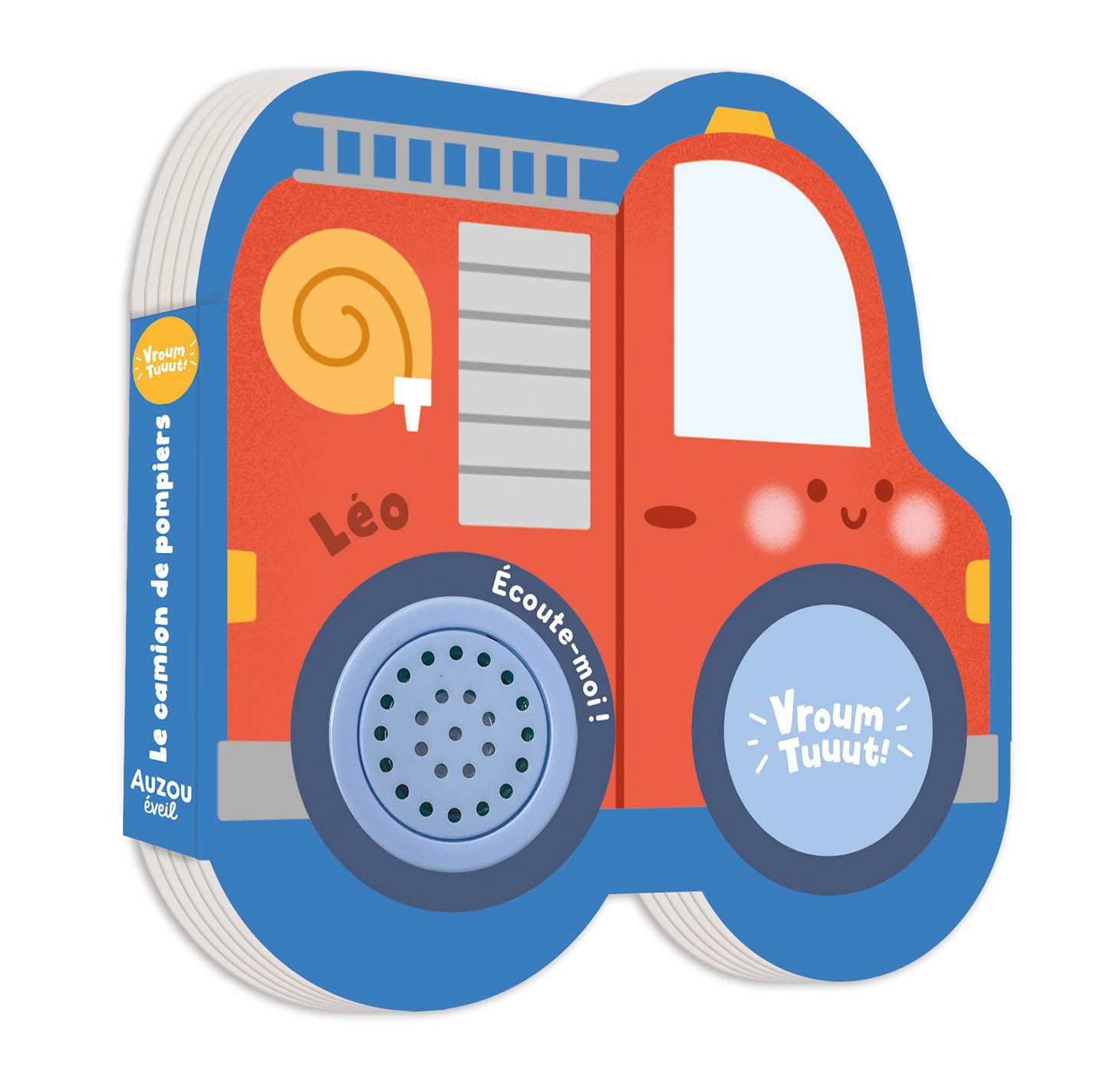 PETITS VÉHICULES SONORES - LÉO LE CAMION DE POMPIERS